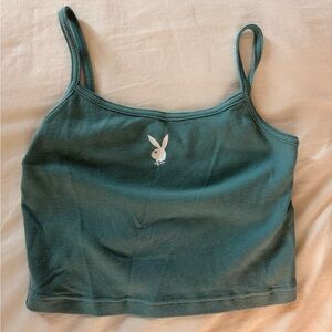 PLAYBOY Teal Tank Top